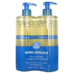 Uriage Xémose Huile Lavante Apaisante Lot de 2 x 500 ml