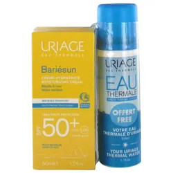Uriage Bariésun Crème Hydratante Très Haute Protection SPF50+ 50ml + Eau Thermale d'Uriage 50 ml Offert