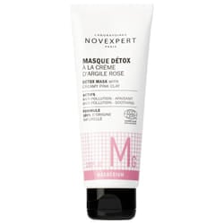 Masque Détox à la Crème d'Argile Rose 75ml Magnésium Novexpert