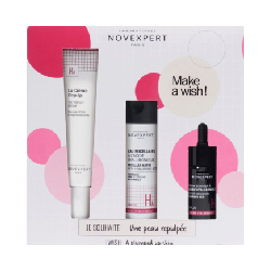 NOVEXPERT Trio Pack Sérum Booster AH + Eau Micellaire + Crème repulpe