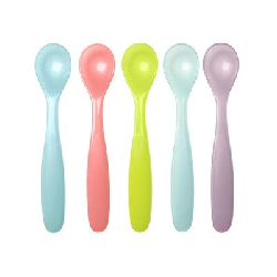 Badabulle Lot de 5 cuillères souples 2ème âge