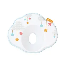 Badabulle B050203 appuies-têtes pour bébés Coton, Polyester Multicolore, Blanc