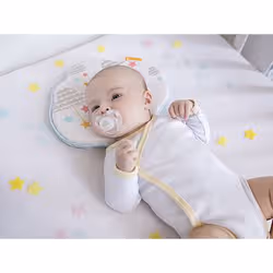 Badabulle B050203 appuies-têtes pour bébés Coton, Polyester Multicolore, Blanc - Vue supplémentaire 3