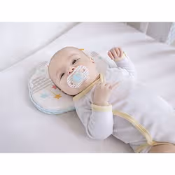 Badabulle B050203 appuies-têtes pour bébés Coton, Polyester Multicolore, Blanc - Vue supplémentaire 4