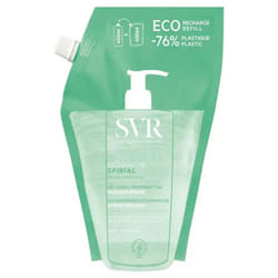 SVR Spirial Déo-Douche Gel Lavant Déodorant 24H Éco-Recharge 400 ml