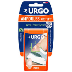 Urgo Ampoules Protect Talon 5 Pansements Grand Format
