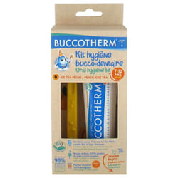 Buccotherm Kit Hygiène Bucco-Dentaire Ice Tea Pêche 7-12 Ans