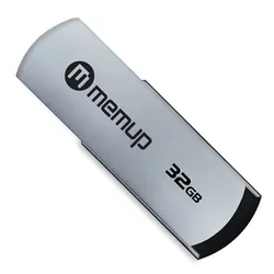 Memup Twist'n Key lecteur USB flash 32 Go USB Type-A 2.0 Noir, Argent