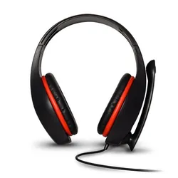Suza Casque Pro-H5 Avec fil Arceau Jouer Noir, Rouge