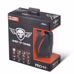 Suza Casque Pro-H5 Avec fil Arceau Jouer Noir, Rouge - Vue supplémentaire 5