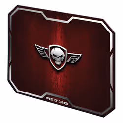 Spirit of Gamer Winged Skull Tapis de souris de jeu Noir, Rouge - Vue supplémentaire 2