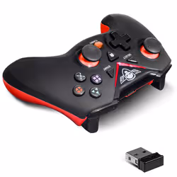 Spirit of Gamer SOG-RFXGP accessoire de jeux vidéo Noir, Rouge USB Manette de jeu Analogique/Numérique PC, Playstation 3 - Vue supplémentaire 2