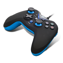 Spirit of Gamer SOG-WXGP accessoire de jeux vidéo Noir, Bleu USB Manette de jeu Analogique/Numérique PC, Playstation 3