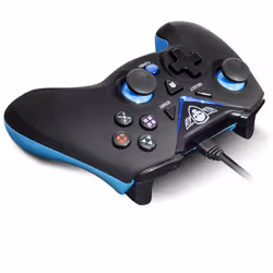 Spirit of Gamer SOG-WXGP accessoire de jeux vidéo Noir, Bleu USB Manette de jeu Analogique/Numérique PC, Playstation 3 - Vue supplémentaire 4