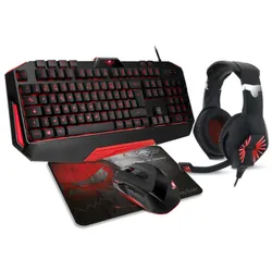 Ensemble Gaming Clavier, Souris, Tapis et Casque Spirit of Gamer PRO-MKH3