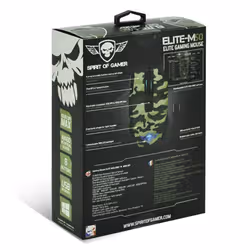 Spirit of Gamer Elite-M50 souris Ambidextre USB Type-A Optique 4000 DPI - Vue supplémentaire 6