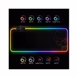 Spirit of Gamer Darkskull Tapis de souris de jeu Noir, Multicolore - Vue supplémentaire 2