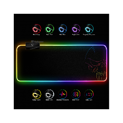 Spirit of Gamer Darkskull Tapis de souris de jeu Noir, Multicolore