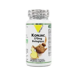 Konjac Glucomannane 500mg 100 gélules Vit'All+