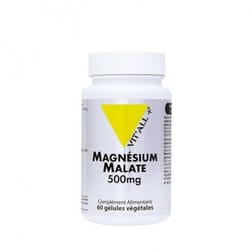 Vitall+ Magnésium Malate 500mg - 60 gélules végétales
