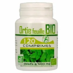Ortie feuille Bio - 400 mg - 120 comprimés - GPH Diffusion