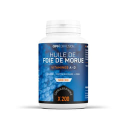 Gph Diffusion Huile de Foie de Morue – 200 Capsules