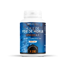 Gph Diffusion Huile de Foie de Morue – 200 Capsules