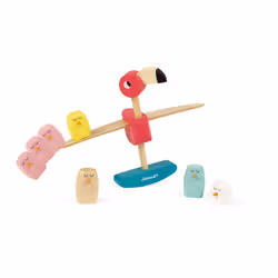JANOD Jeu D'Équilibre Flamant Rose (Bois) - Vue supplémentaire 5