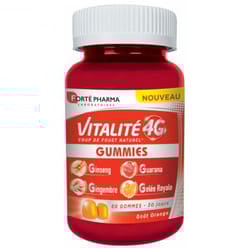 Forté Pharma Vitalité 4G - 60 gummies