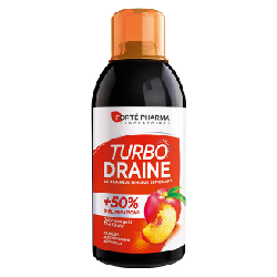 Draineur Minceur et Elimination Goût Thé-Pêche 500ml TurboDraine Forté Pharma