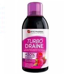 Draineur Minceur et Elimination Goût Framboise 500ml TurboDraine Forté Pharma