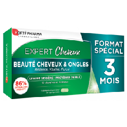 Programme Beauté Cheveux et Ongles 84 comprimés Expert Cheveux Tous type de chutes Forté Pharma