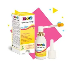 Pediakid spray nez gorge 20ml + 2 embouts