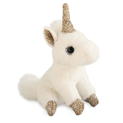 Doudou et Compagnie Licorne - Porte-Cles Or