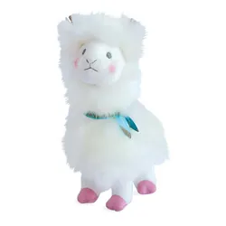 Doudou et Compagnie Lama Blanc - 20 Cm