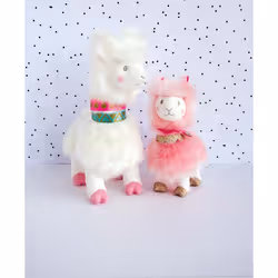Doudou et Compagnie Lama Blanc - 20 Cm - Vue supplémentaire 2
