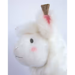 Doudou et Compagnie Lama Blanc - 30 Cm - Vue supplémentaire 3