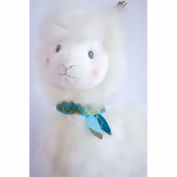 Doudou et Compagnie Lama Blanc - 30 Cm - Vue supplémentaire 4