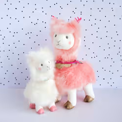 Doudou et Compagnie Lama Rose - 30 Cm - Vue supplémentaire 3