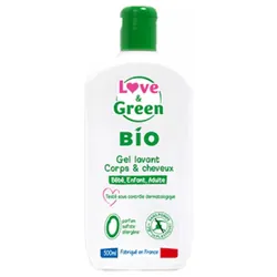 Love & Green Gel Lavant Corps & Cheveux Bio 500 ml