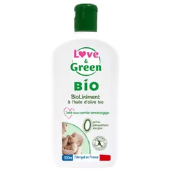 Love & Green BioLiniment à l'Huile d'Olive Bio 500 ml