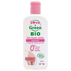Love & Green Gel Lavant Intime Apaisant Bio 200 ml