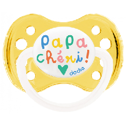 Sucette Anatomique Silicone Avec Anneau Uni 6 Mois Et Plus Dodie