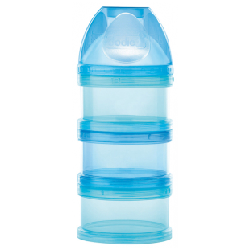 Dodie Boîte Doseuse De Lait Bleue x3 Compartiments