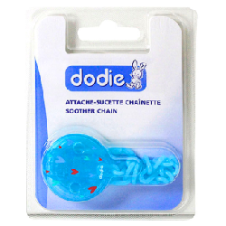 Dodie Attache-Sucette Chaînette - Couleur : Transparent