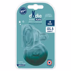 Dodie Sensation+ Tétine Plate Débit 3 +6 Mois