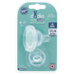 Dodie Sensation+ Tétine Plate Débit 4 +6 Mois