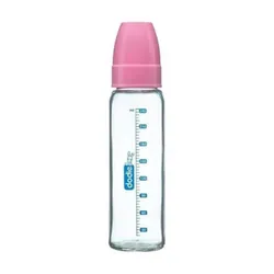 Dodie – Mon Biberon Verre Rose – 240 ml