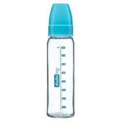 dodie bib verre 240ml bleu