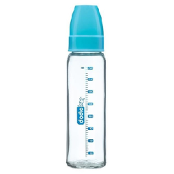 dodie bib verre 240ml bleu
